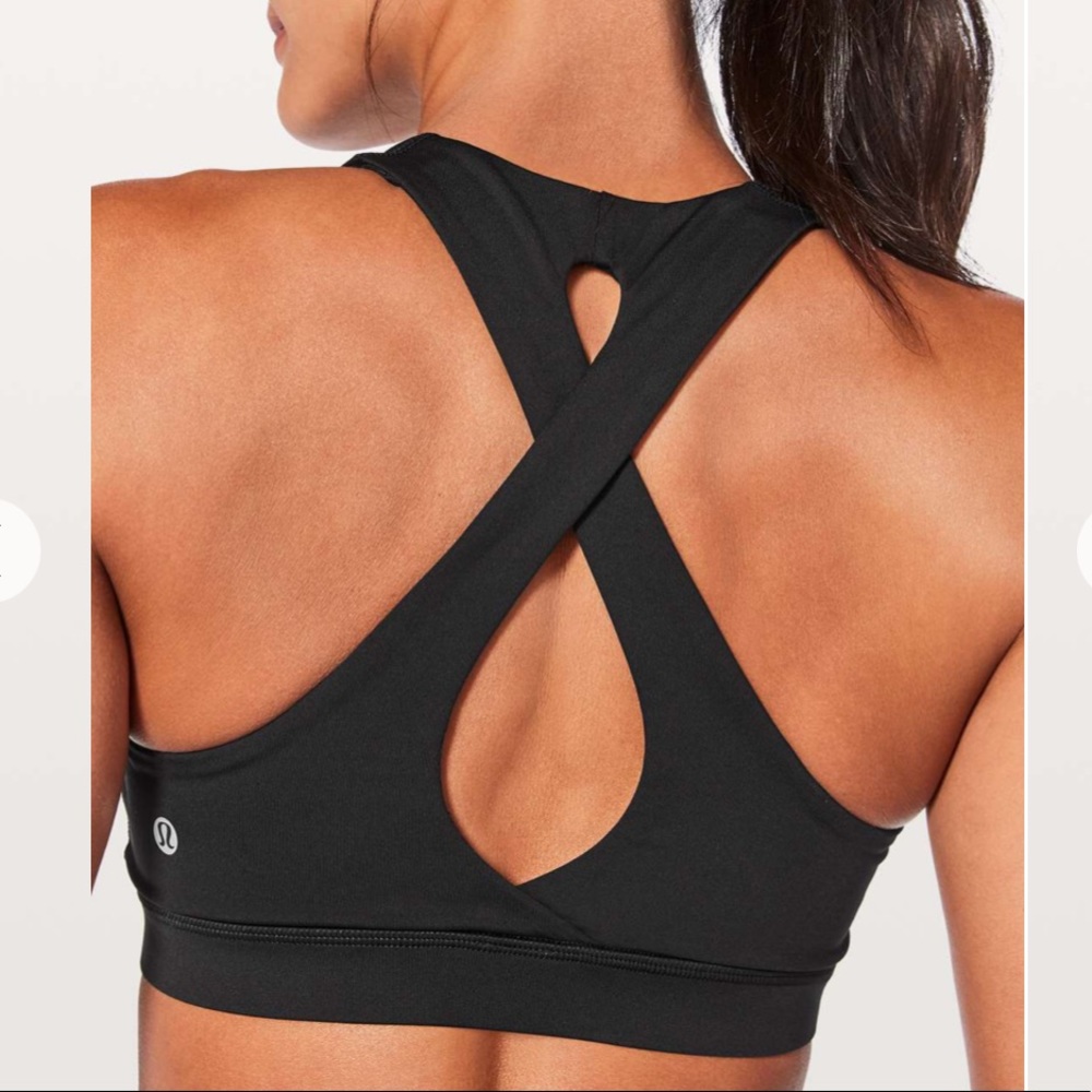 Lululemon Time To Sweat Bra black size 2